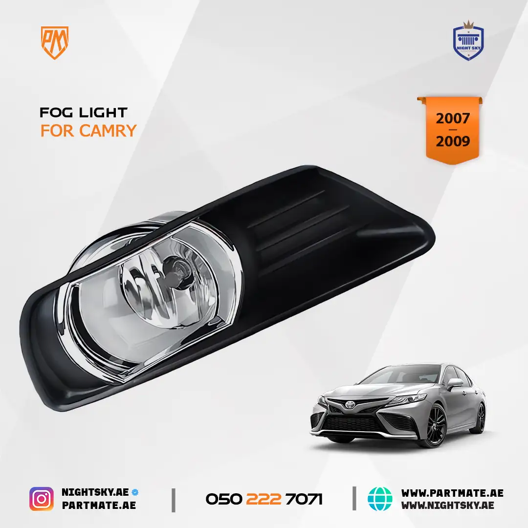 Toyota Camry Fog Light Kit Clear Lens 2007-2009 - Image 3