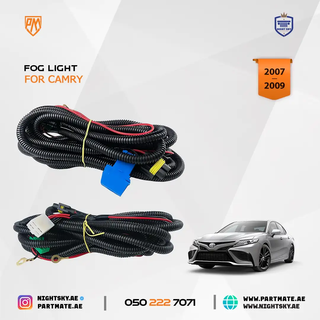 Toyota Camry Fog Light Kit Clear Lens 2007-2009 - Image 5