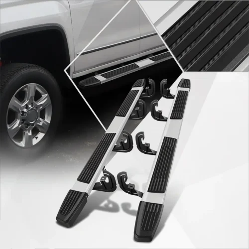 Silverado Sierra 1500 Crew Cab Aluminum Running Boards 2019-2024