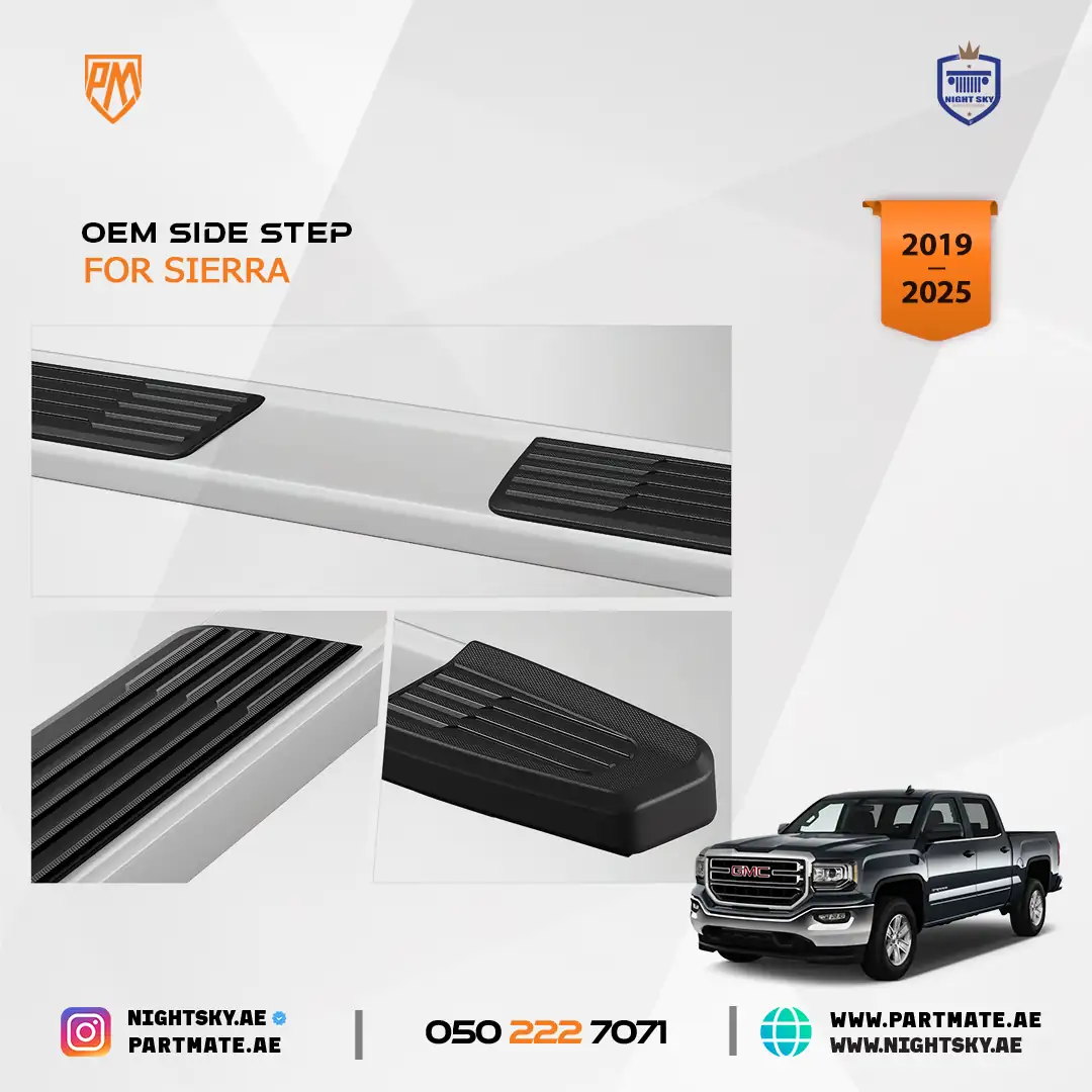 Silverado Sierra 1500 Crew Cab Aluminum Running Boards 2019-2024 - Image 4