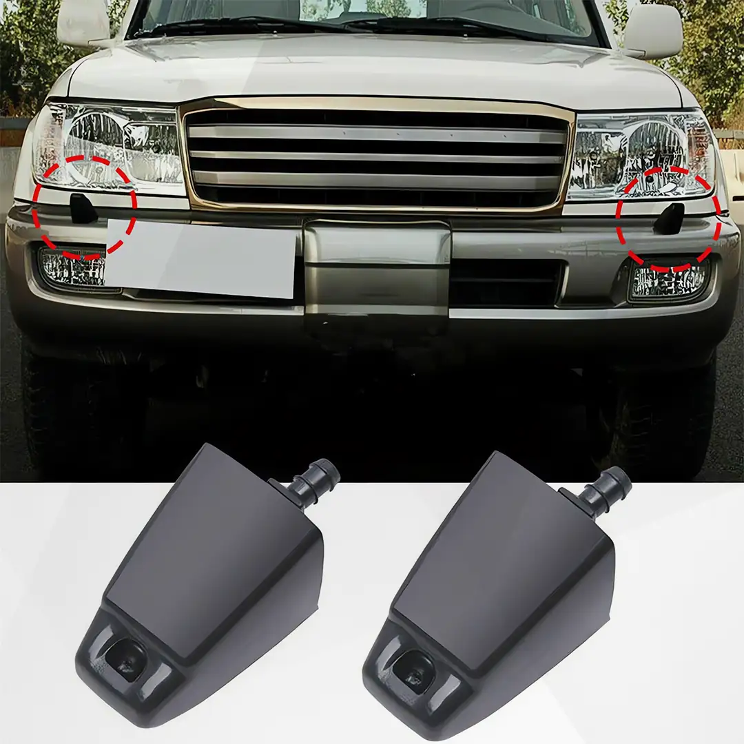 Toyota Land Cruiser 100 Headlamp Washer Nozzle Set 1998-2007