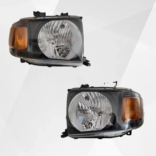 Toyota Land Cruiser Pickup Headlight Black OEM Style 2007-2023