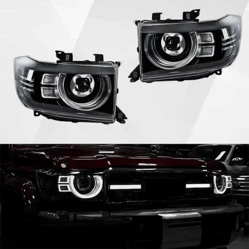 Toyota Land Cruiser Pickup Defender Style Headlights 2007-2023