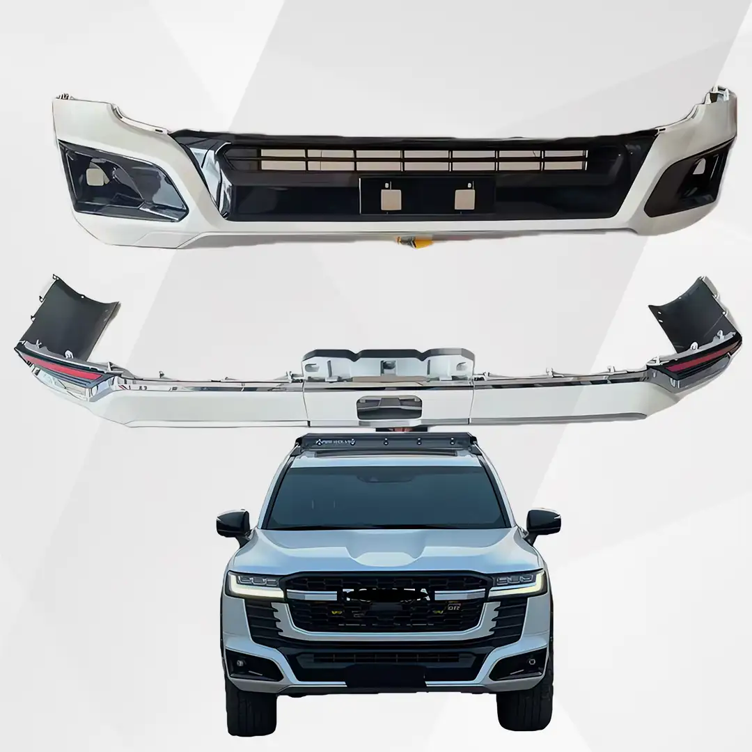 Toyota Land Cruiser LC300 Front Rear Bumper Lip Kit Red 2026 Design