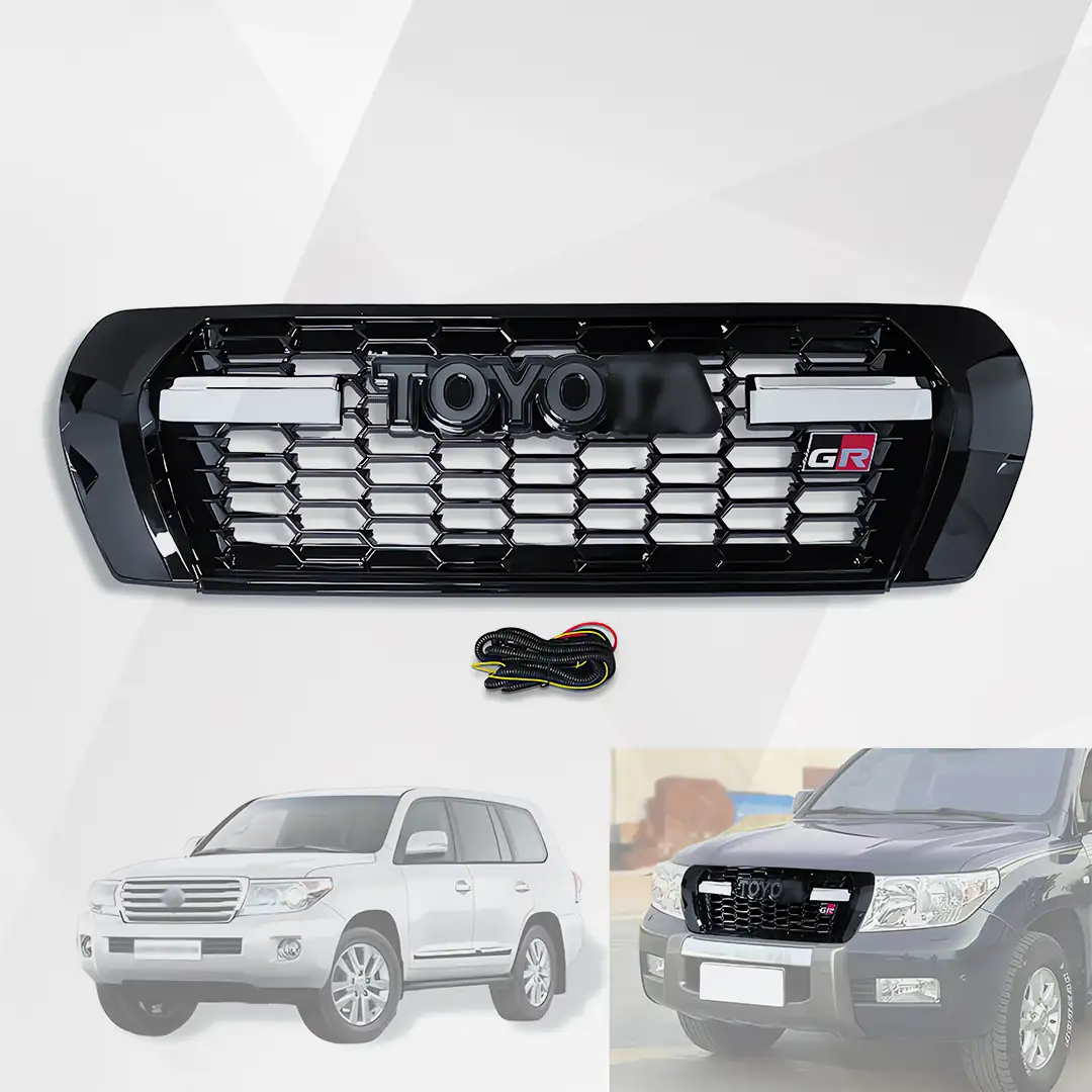 Toyota Land Cruiser LC200 Front Grille with LED Lamp 2008-2015