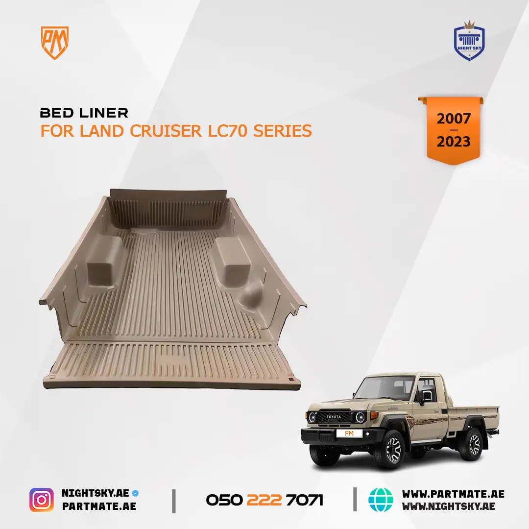 Toyota Land Cruiser LC79 Pickup Bed Liner 2007-2023 - Image 2