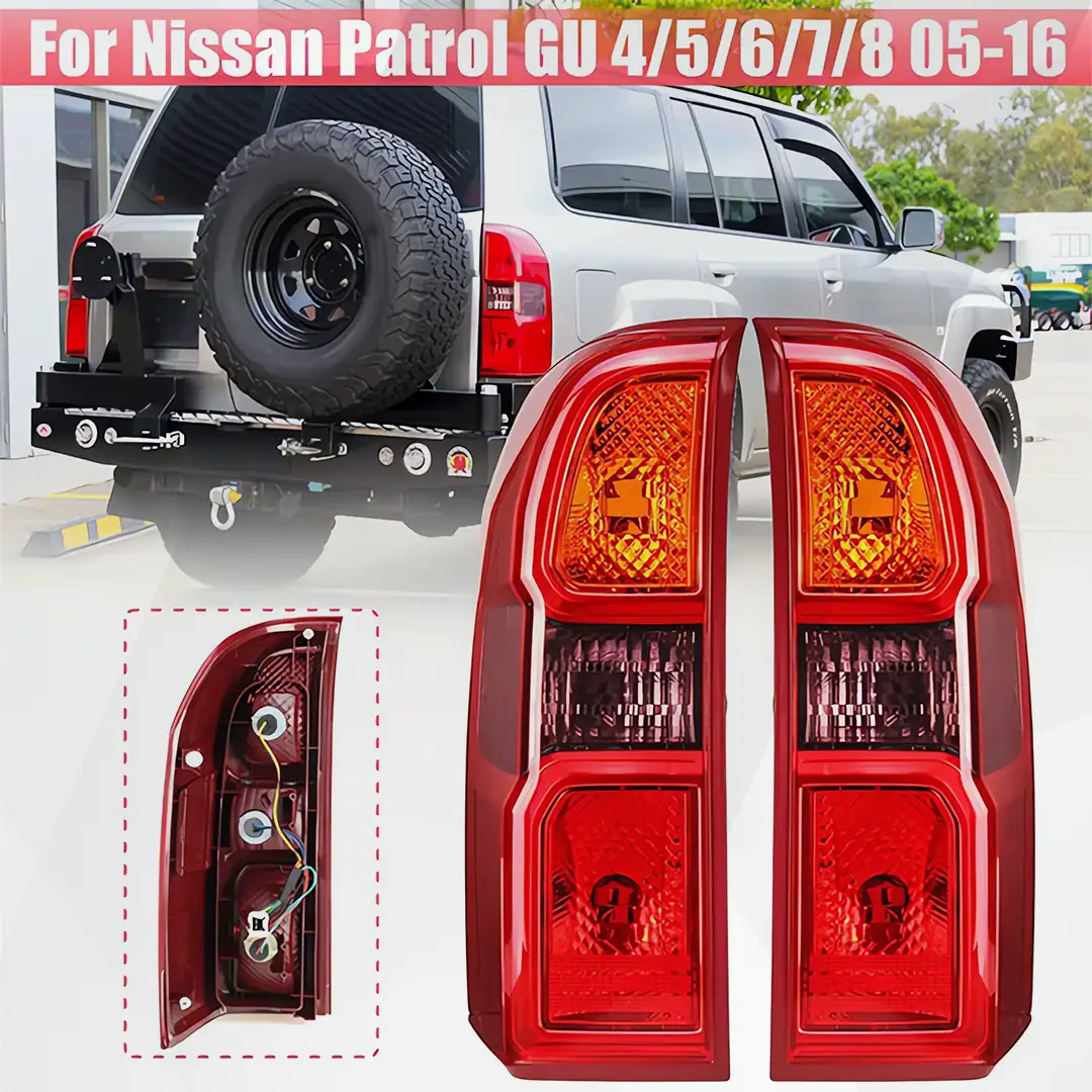 Nissan Patrol Y61 Tail Lights Red 2005-2016