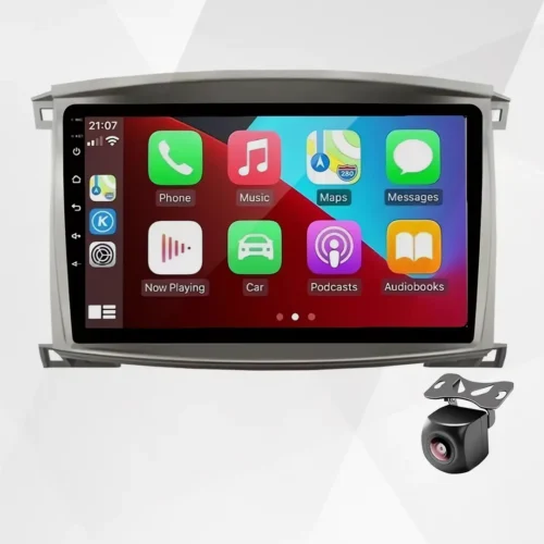 Android 9-Inch Car Stereo for Lexus LX470 & Toyota Land Cruiser LC100 2003-2007 with Apple CarPlay