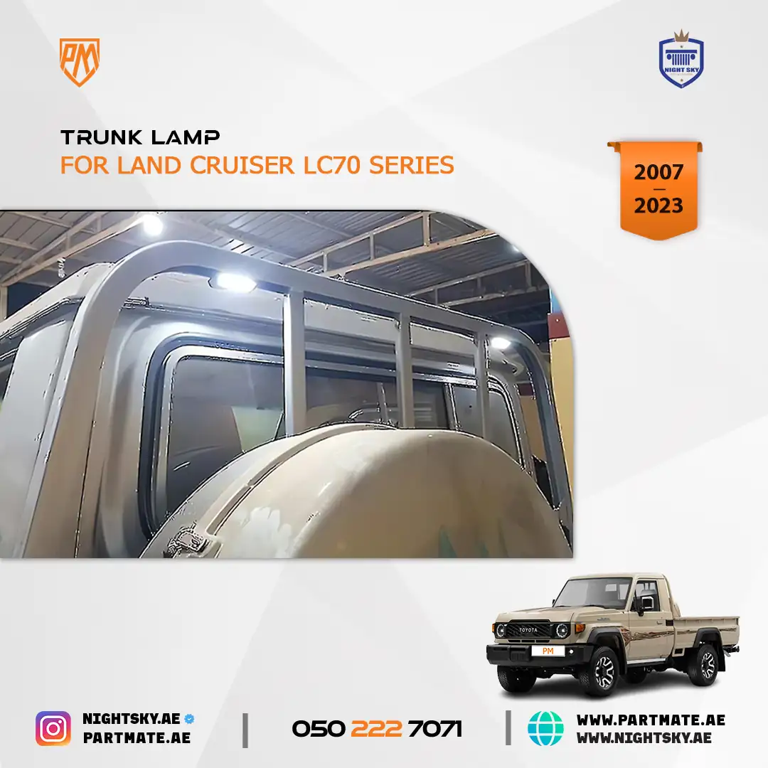Toyota Land Cruiser LC70 Series LED Roof Work Light / Trunk Lamp - Image 4