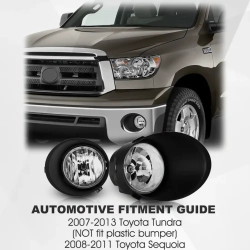 Toyota Tundra & Sequoia Fog Light Assembly Pair 2007-2013