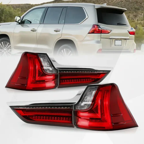 Lexus LX570 OEM LED Tail Lights Red 2016-2021