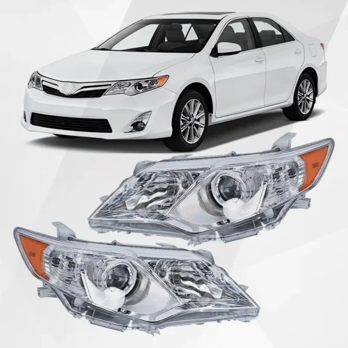 Toyota Camry Headlight Assembly Replacement Pair 2012-2014 L LE XLE