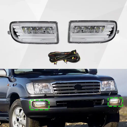 Toyota Land Cruiser LC100 LED DRL Fog Lights 1998-2007