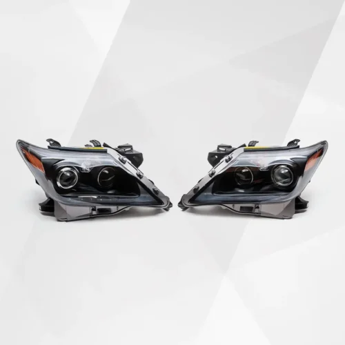 Lexus LX570 OEM Headlight Assembly Pair Black with LED DRL 2013-2015