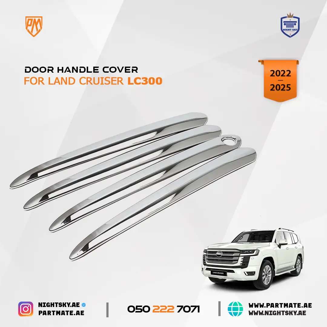 Toyota Land Cruiser LC300 Door Handle Cover Trim ABS 2022-2025 - Image 2