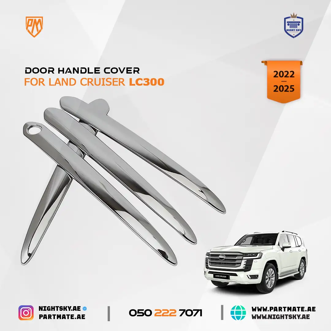 Toyota Land Cruiser LC300 Door Handle Cover Trim ABS 2022-2025 - Image 3