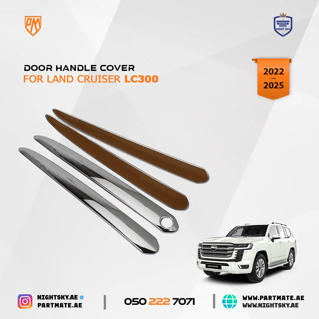 Toyota Land Cruiser LC300 Door Handle Cover Trim ABS 2022-2025 - Image 4
