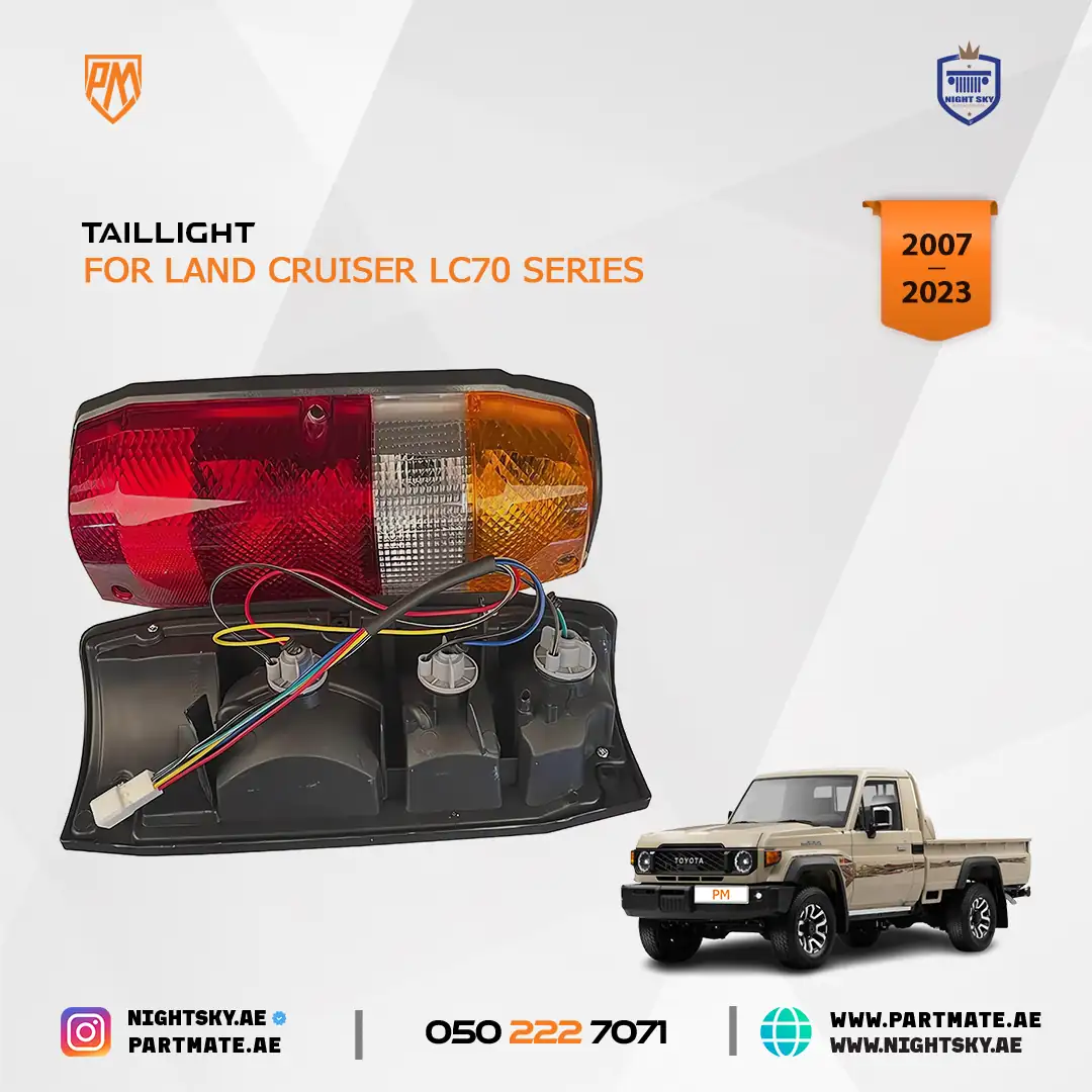 Toyota Land Cruiser 70 Series Rear Tail Light Brake Lamp FJ70 FJ75 FJ76 LJ78 LJ79 - Image 3