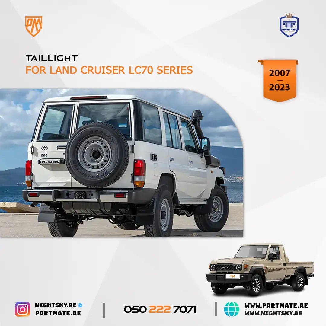 Toyota Land Cruiser 70 Series Rear Tail Light Brake Lamp FJ70 FJ75 FJ76 LJ78 LJ79 - Image 5