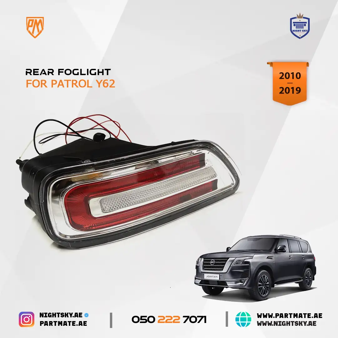 Nissan Patrol Y62 LED Rear Bumper Fog Light 2010-2019 - Image 3