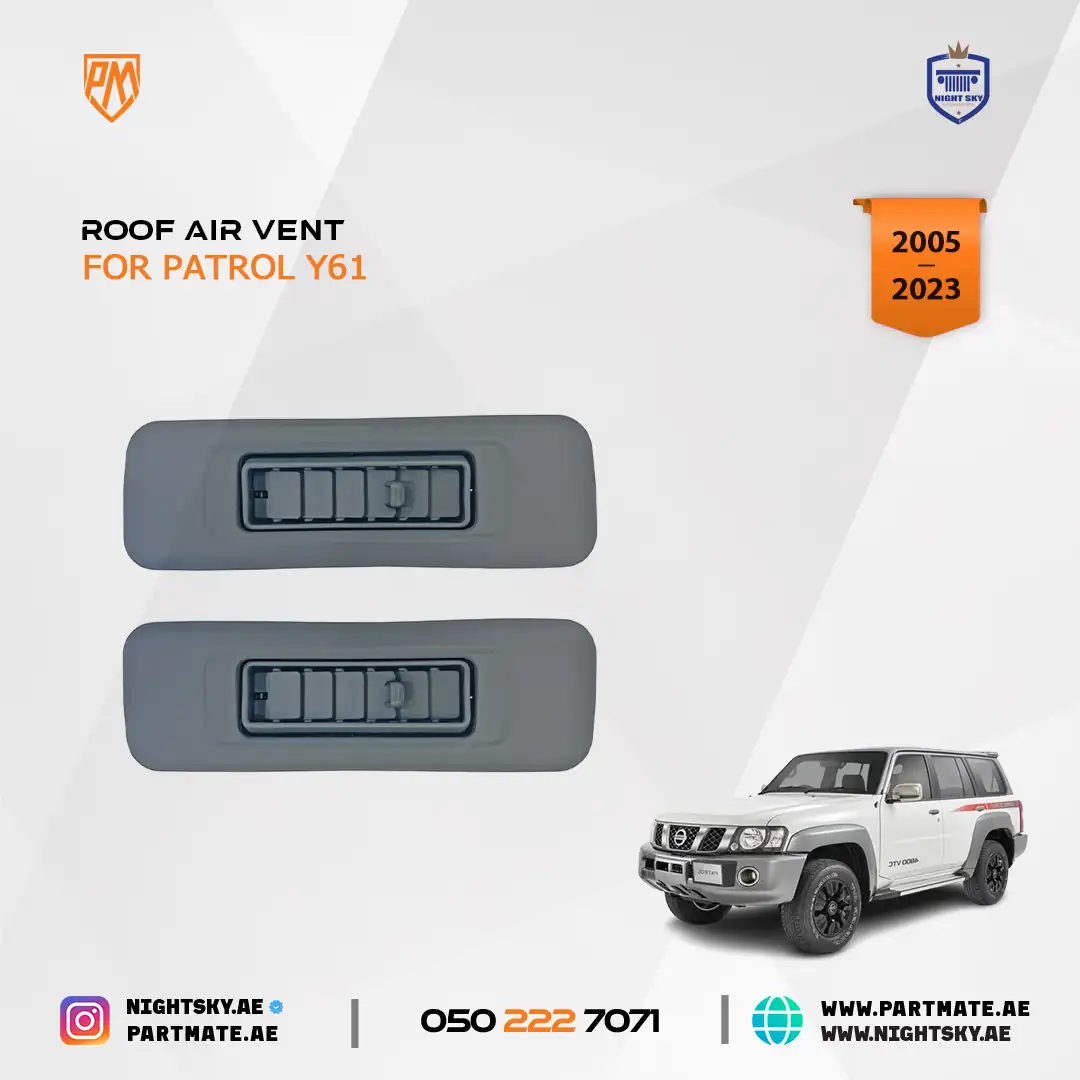 Nissan Patrol Y61 Roof Air Vent Outlet Cover Set 2005-2023 - Image 4