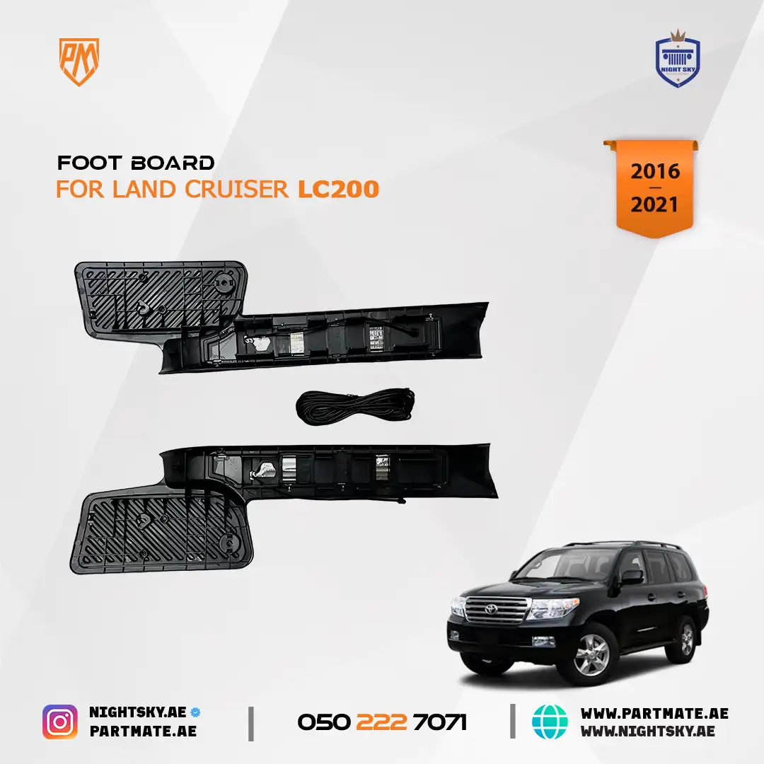 Toyota Land Cruiser LC200 LED Side Step Foot Board 2016-2021 - Image 4